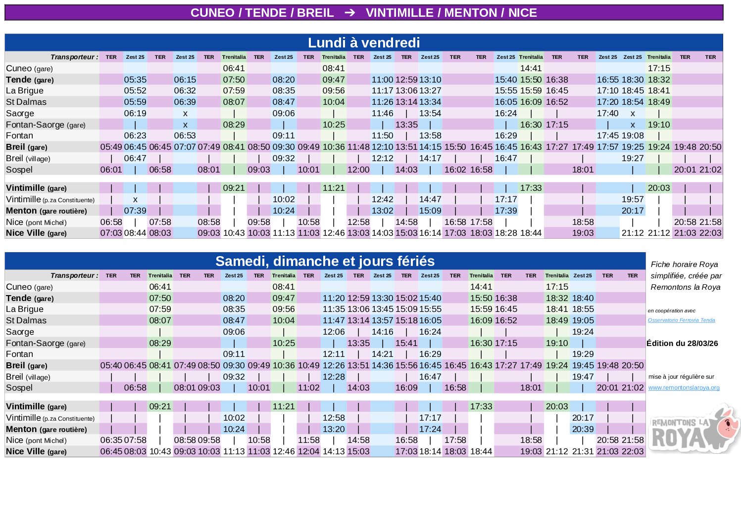 horaires-Roya-28mars2026-Tende-Nice horaires-transports-Roya-2025-juillet-aout-cuneo-nice
