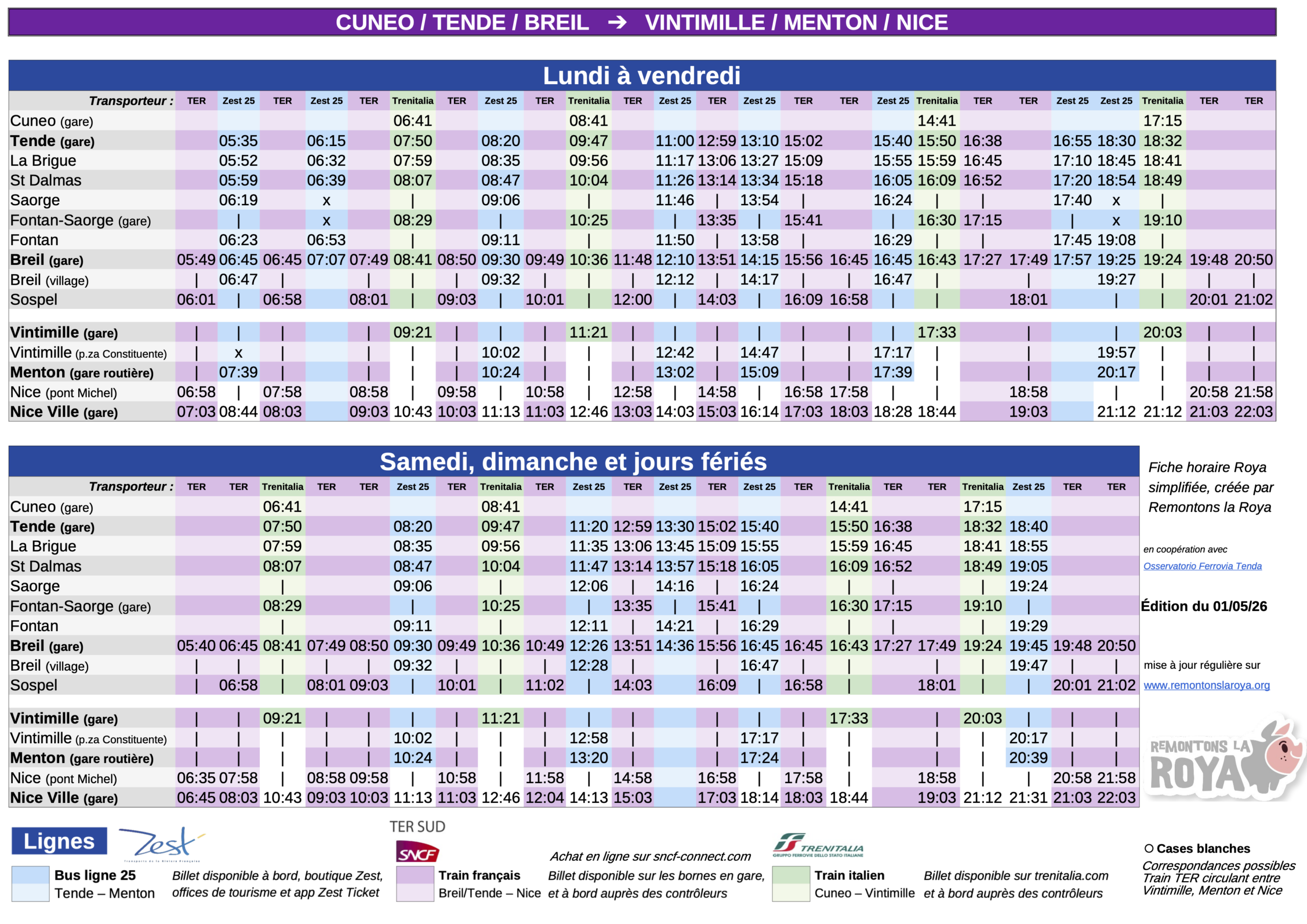 horaires-Roya-2026-simplifie-ete-tende-nice horaires-transports-Roya-2025-juillet-aout-cuneo-nice