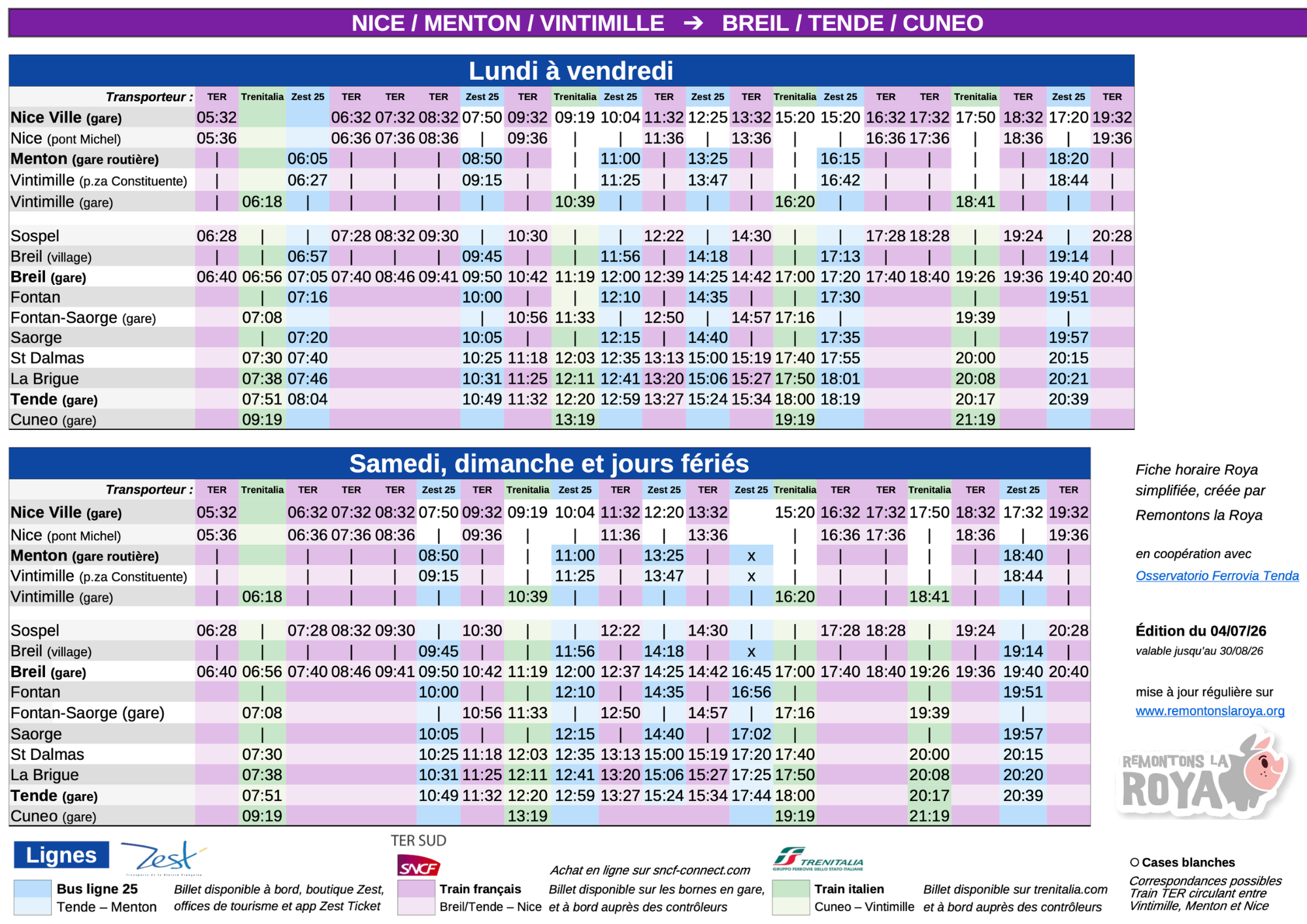 horaires-Roya-2026-simplifie-juillet-aout-nice-cuneo Horaires transports Roya - sept à dec 2025 - Nice à Tende